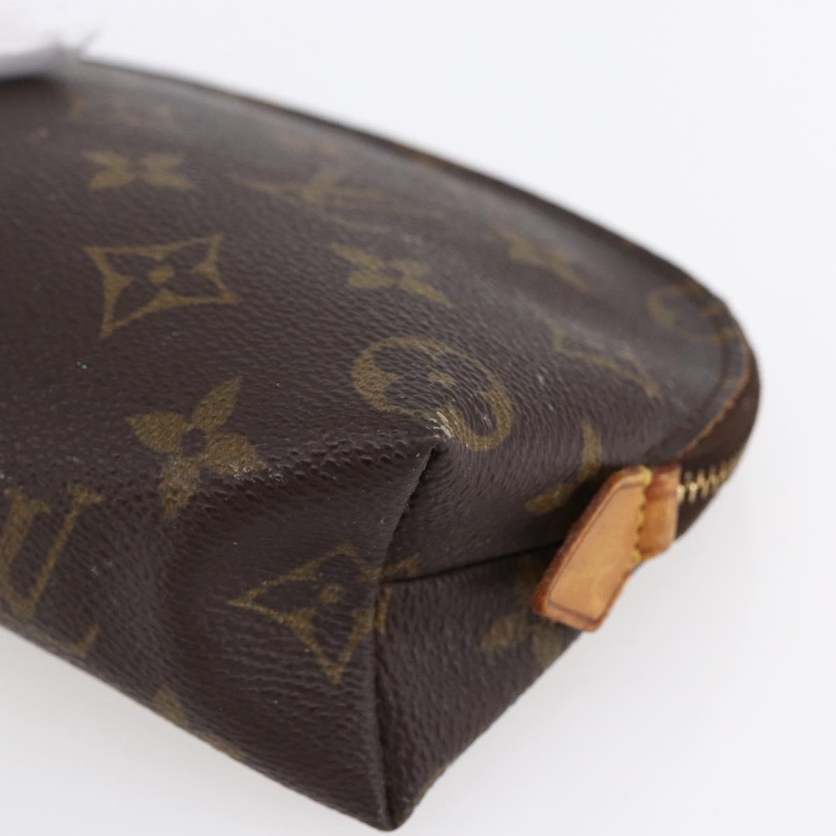 LOUIS VUITTON Monogram Pochette Cosmetic PM Pouch M43998 LV Auth bs30147