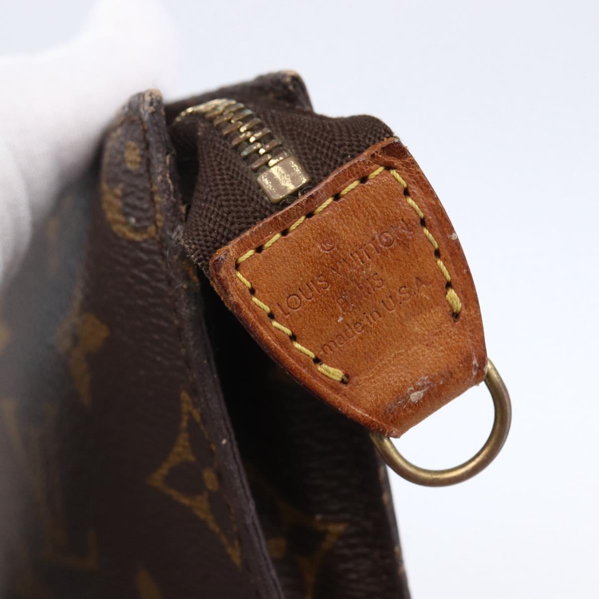 LOUIS VUITTON Monogram Bucket PM Accessory Pouch LV Auth bs30148