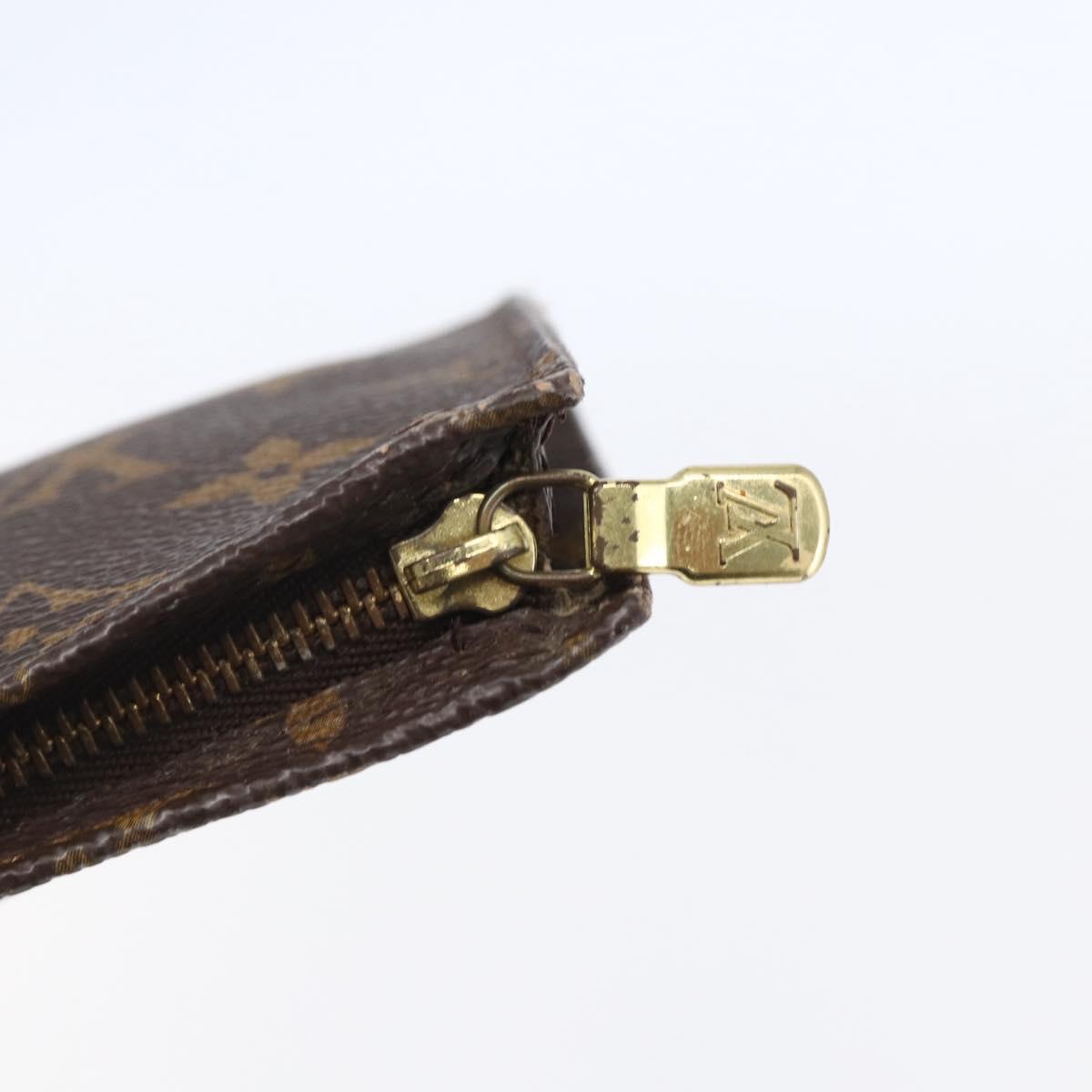 LOUIS VUITTON Monogram Bucket PM Accessory Pouch LV Auth bs30148