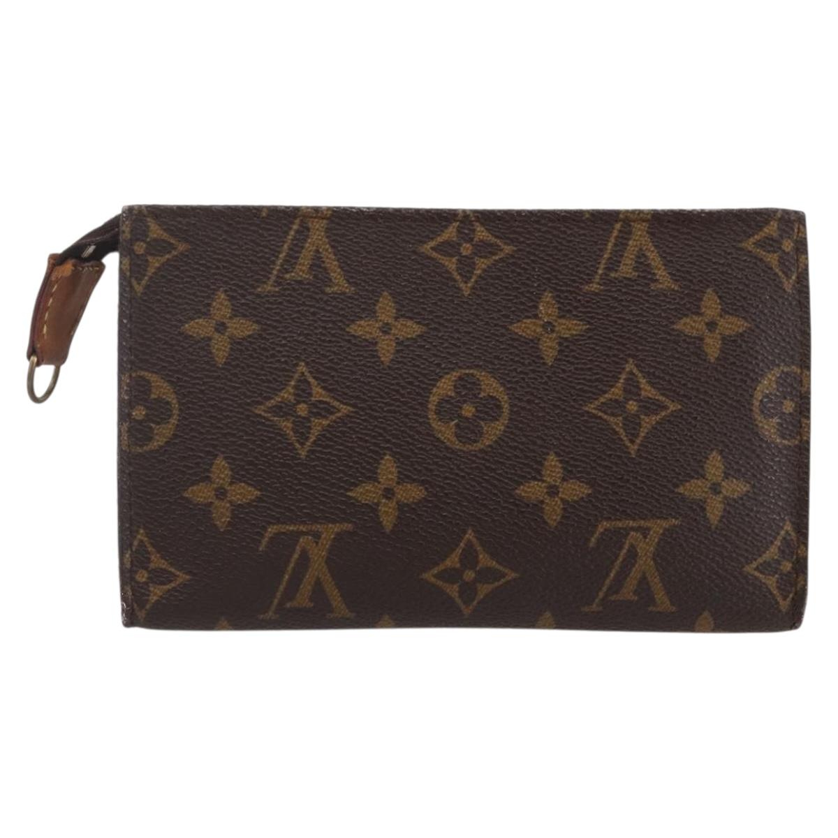 LOUIS VUITTON Monogram Bucket PM Accessory Pouch LV Auth bs30148