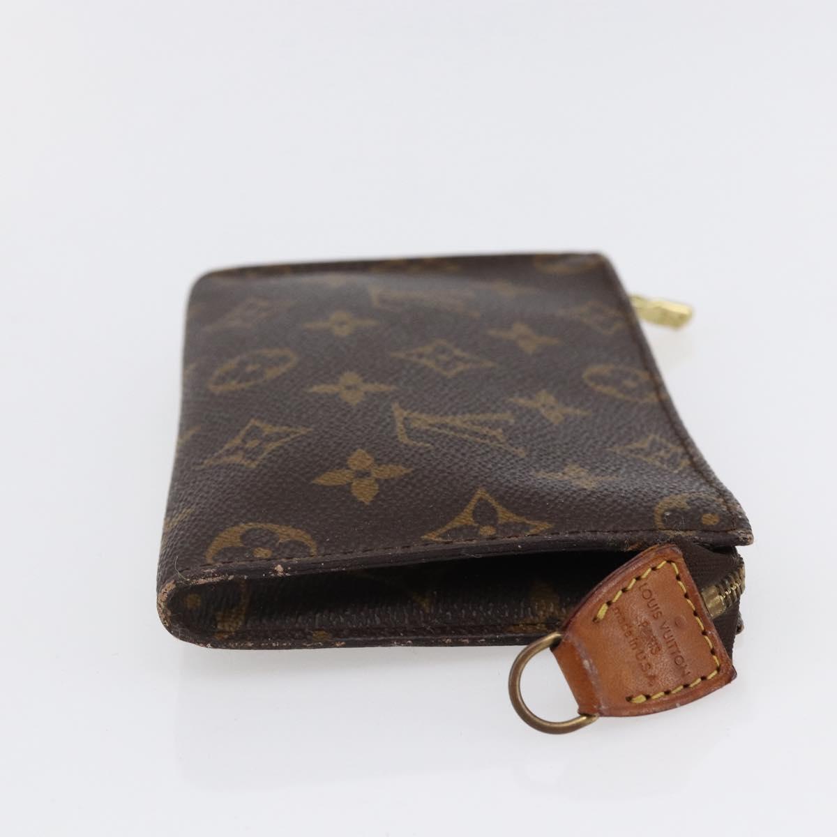 LOUIS VUITTON Monogram Bucket PM Accessory Pouch LV Auth bs30148