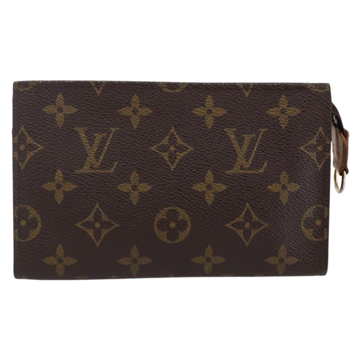 LOUIS VUITTON Monogram Bucket PM Accessory Pouch LV Auth bs30149
