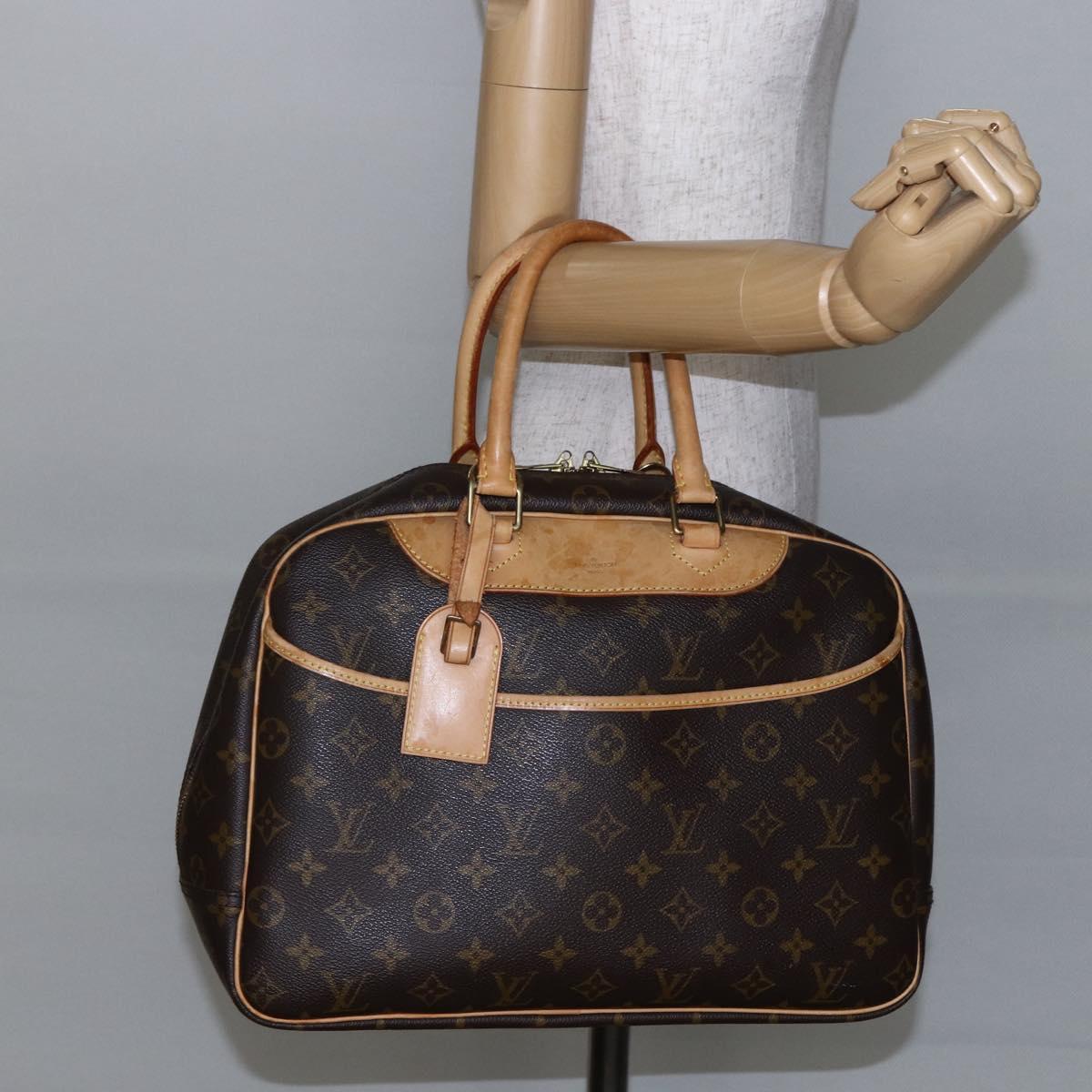 LOUIS VUITTON Monogram Deauville Hand Bag M47270 LV Auth bs30150