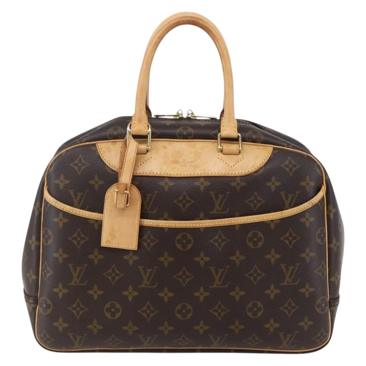 LOUIS VUITTON Monogram Deauville Hand Bag M47270 LV Auth bs30150