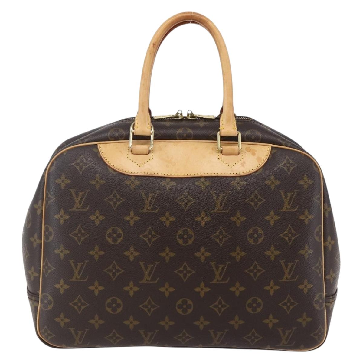 LOUIS VUITTON Monogram Deauville Hand Bag M47270 LV Auth bs30150