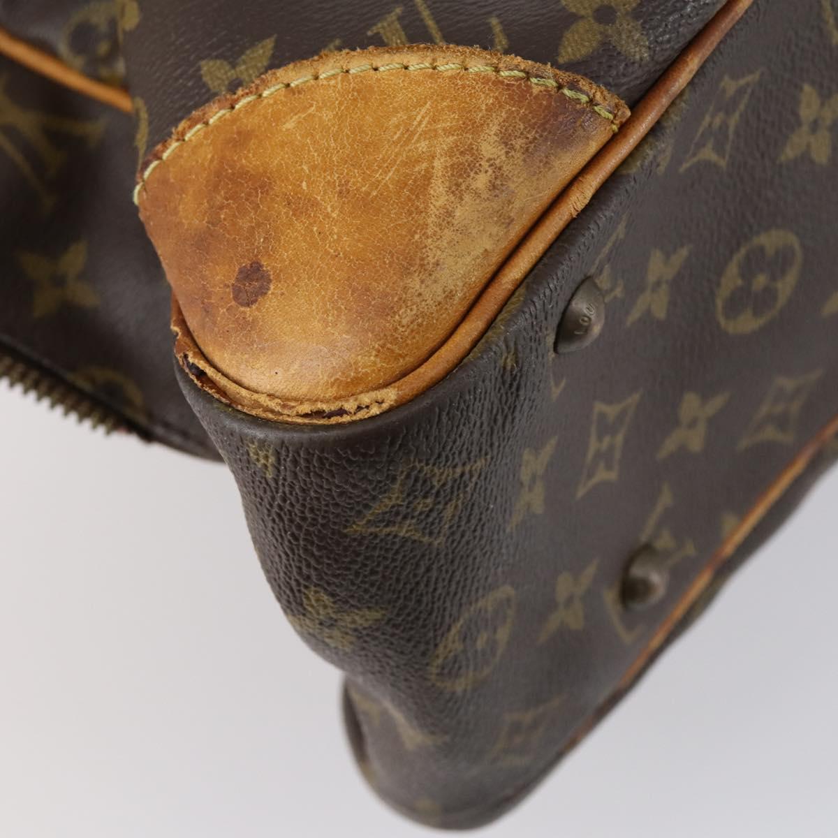 LOUIS VUITTON Monogram Sac Tennis Boston Bag LV Auth bs30175