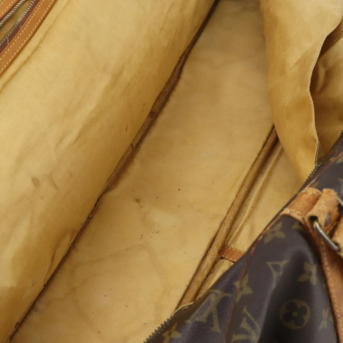 LOUIS VUITTON Monogram Sac Tennis Boston Bag LV Auth bs30175