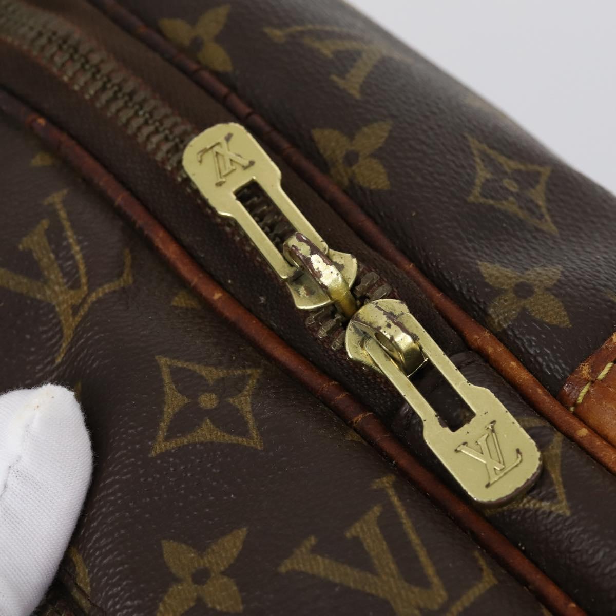 LOUIS VUITTON Monogram Sac Tennis Boston Bag LV Auth bs30175