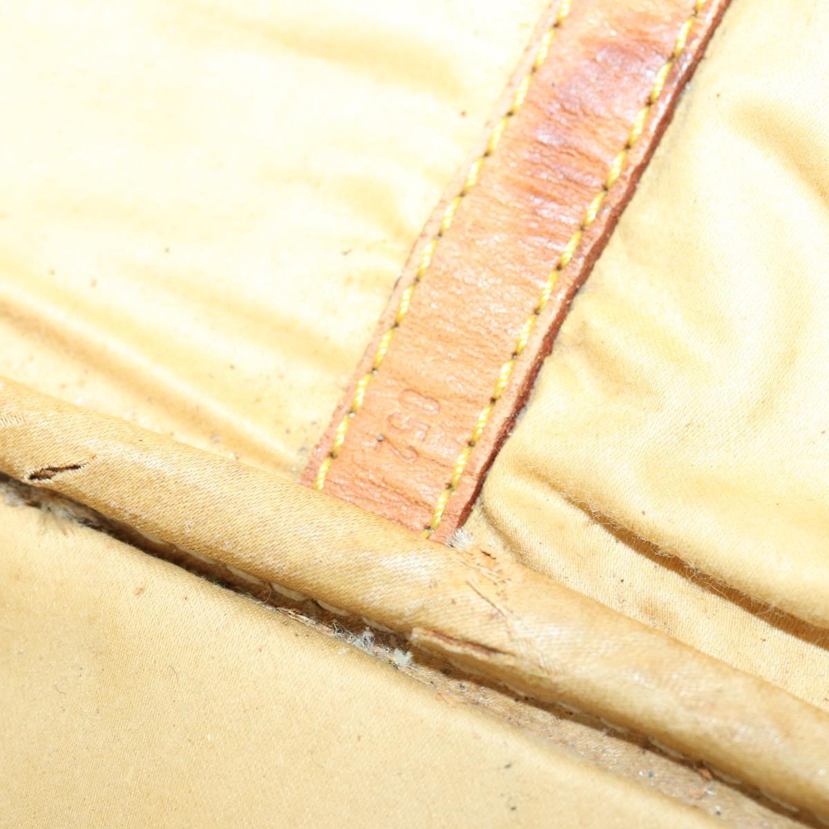 LOUIS VUITTON Monogram Sac Tennis Boston Bag LV Auth bs30175