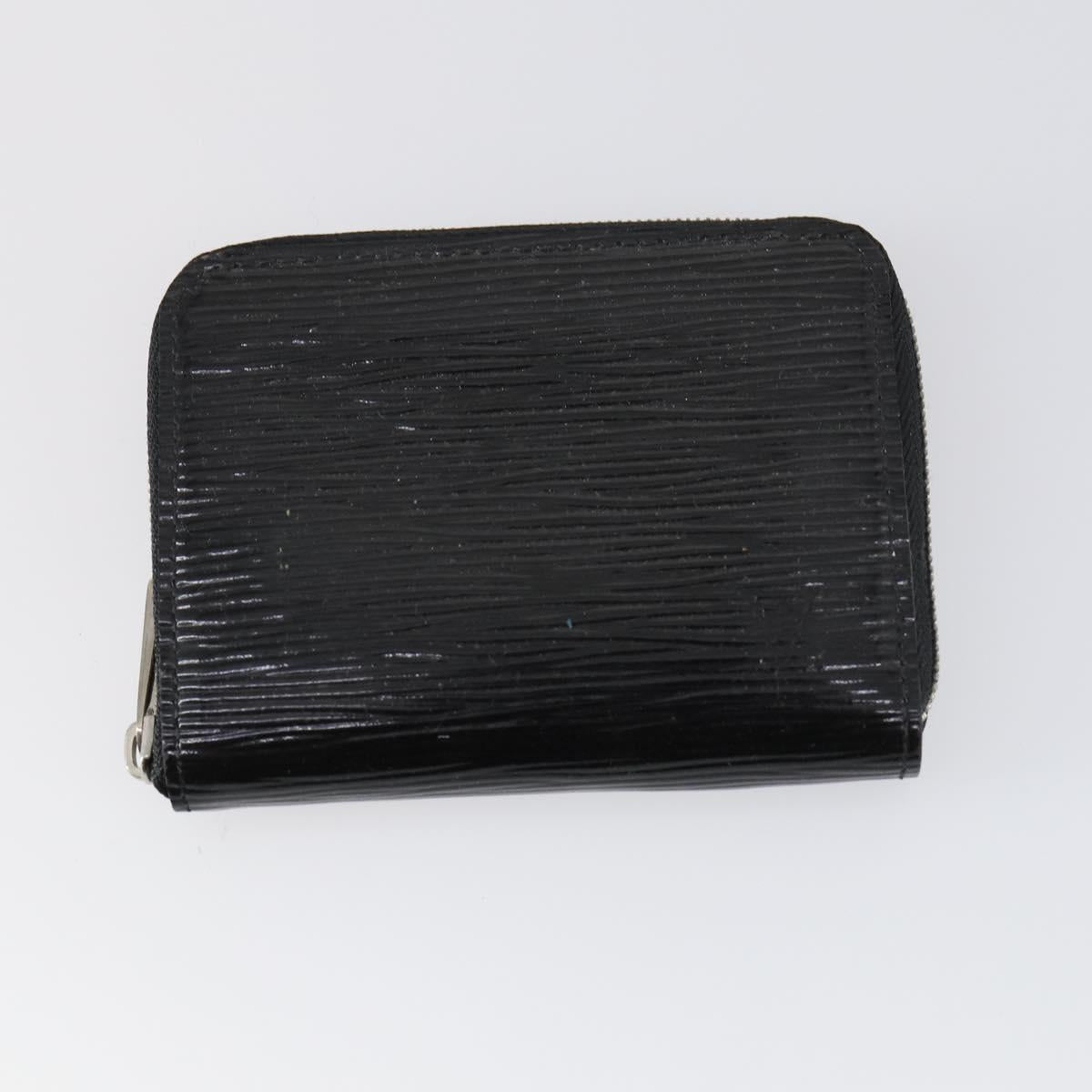 LOUIS VUITTON Monogram Epi Coin Purse 3 Set Blue Black LV Auth bs30196