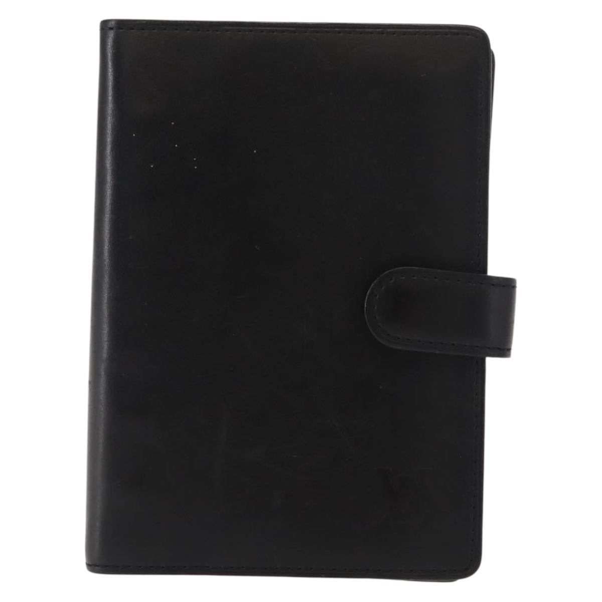 LOUIS VUITTON Monogram Vernis Mat Agenda PM Day Planner Cover 2Set Auth bs30197