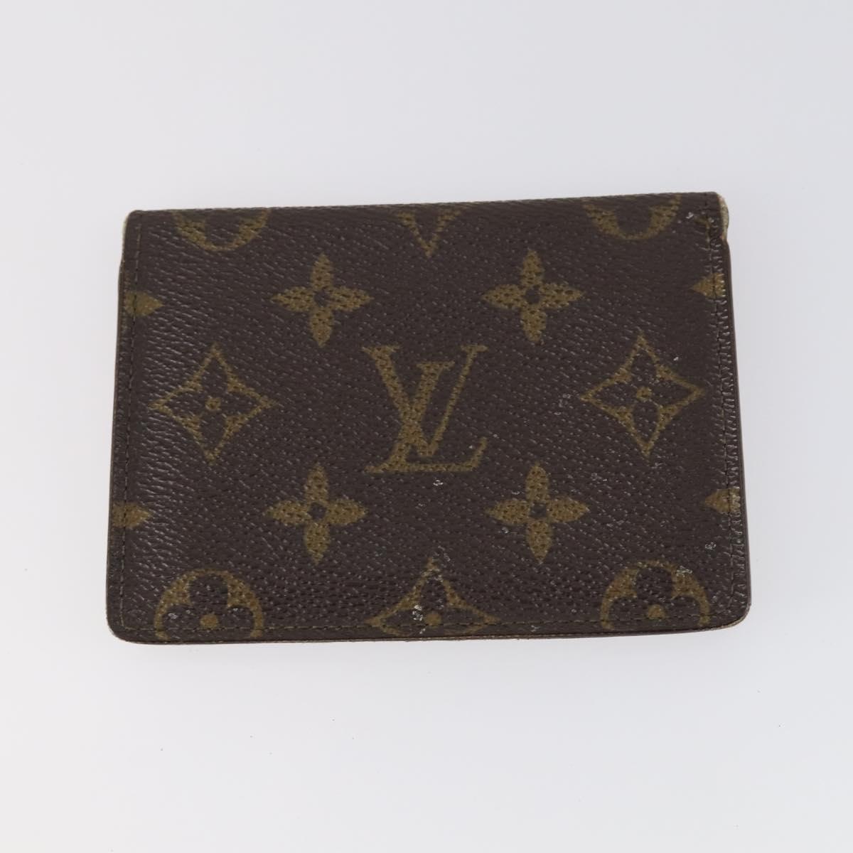 LOUIS VUITTON Monogram Taiga Card Case 5 Set Epicea LV Auth bs30198