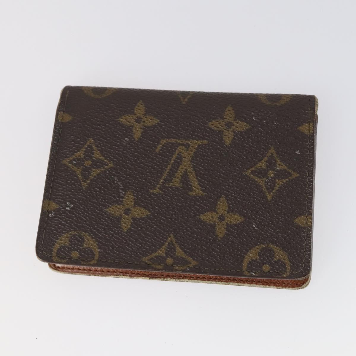 LOUIS VUITTON Monogram Taiga Card Case 5 Set Epicea LV Auth bs30198