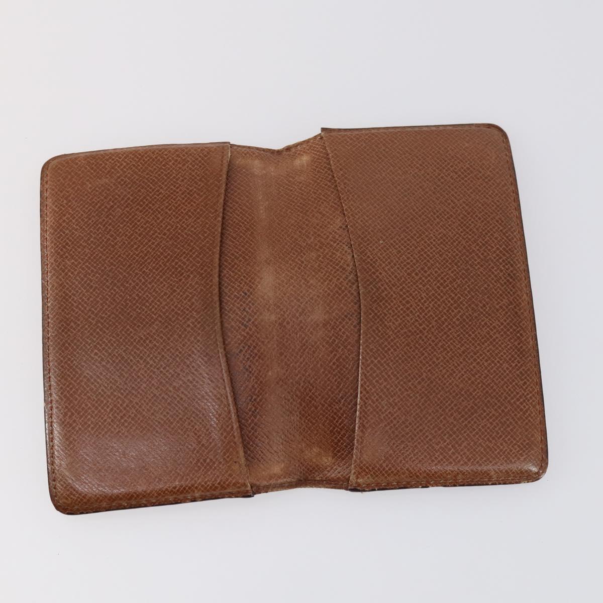 LOUIS VUITTON Monogram Taiga Card Case 5 Set Epicea LV Auth bs30198