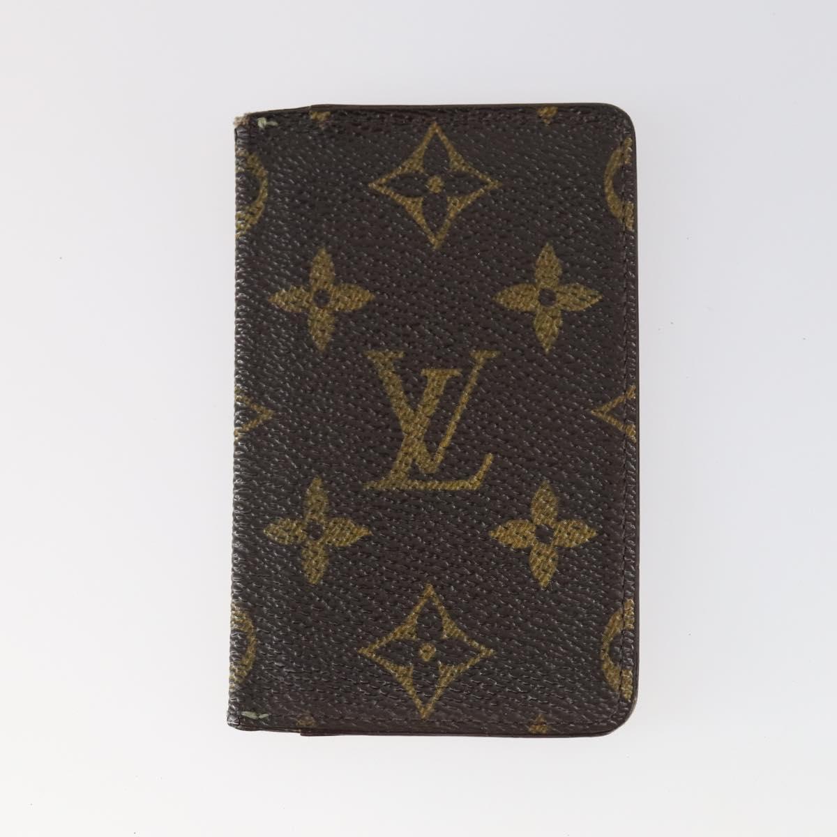 LOUIS VUITTON Monogram Taiga Card Case 5 Set Epicea LV Auth bs30198