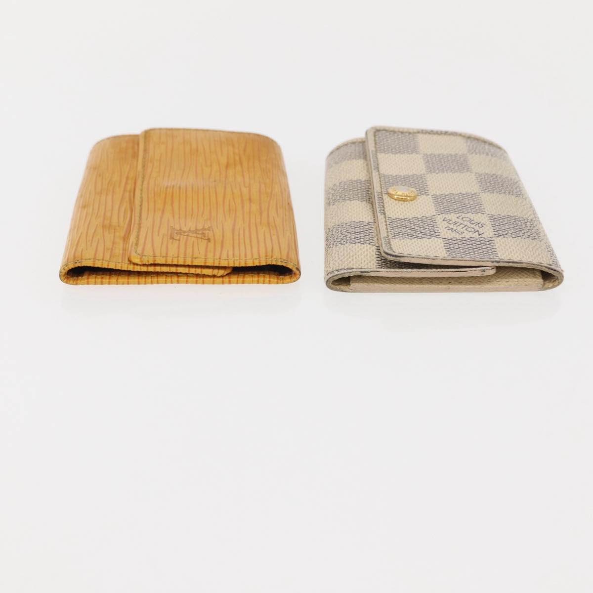 LOUIS VUITTON Monogram Epi Vernis Damier Coin Purse Key Case 12Set Auth bs30199