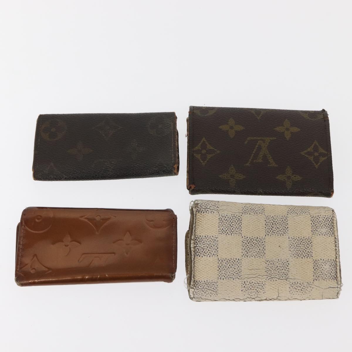 LOUIS VUITTON Monogram Epi Vernis Damier Coin Purse Key Case 12Set Auth bs30199