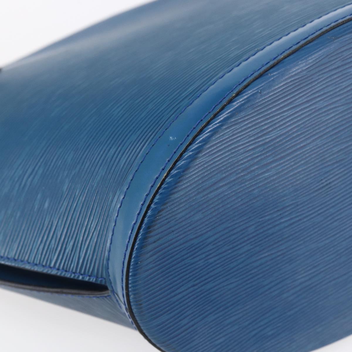 LOUIS VUITTON Epi Saint Jacques Shopping Shoulder Bag Blue M52275 Auth bs30232