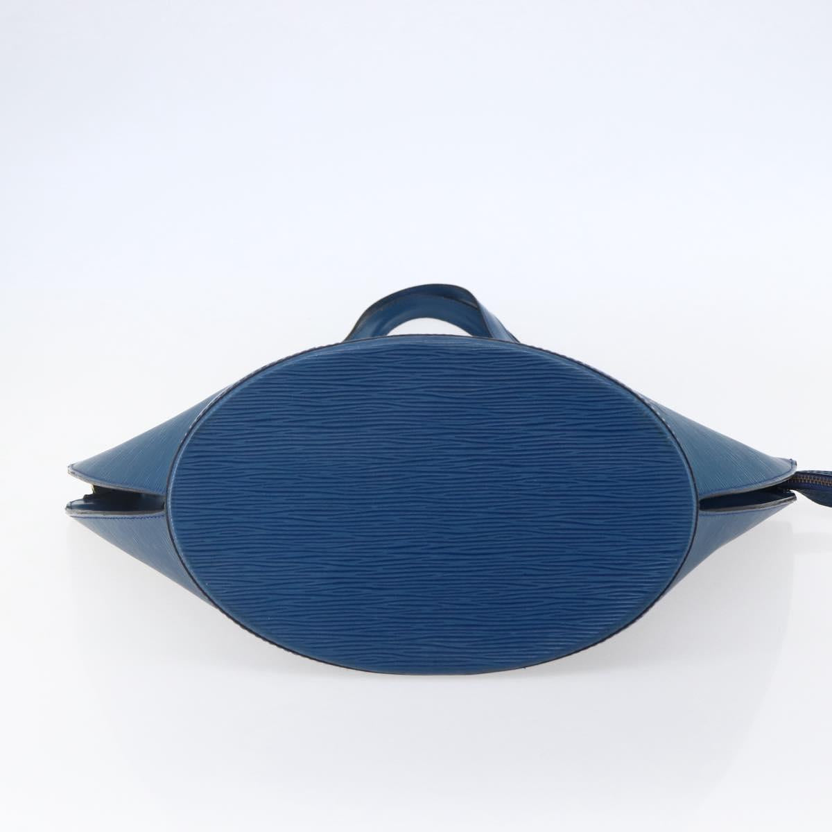 LOUIS VUITTON Epi Saint Jacques Shopping Shoulder Bag Blue M52275 Auth bs30232