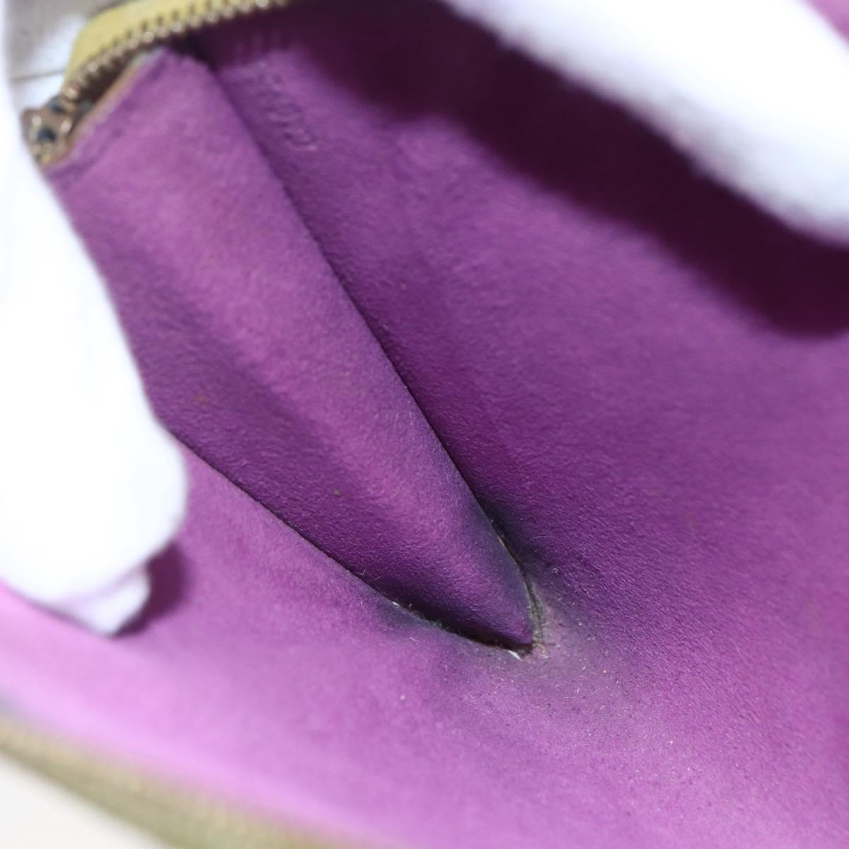 LOUIS VUITTON Epi Pochette Accessoires Pouch Yellow M52989 LV Auth bs30233