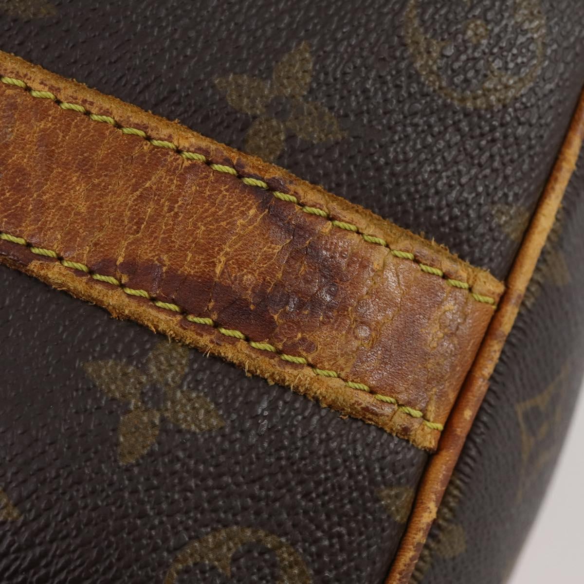 LOUIS VUITTON Monogram Keepall Bandouliere 55 Boston Bag M41414 LV Auth bs30234