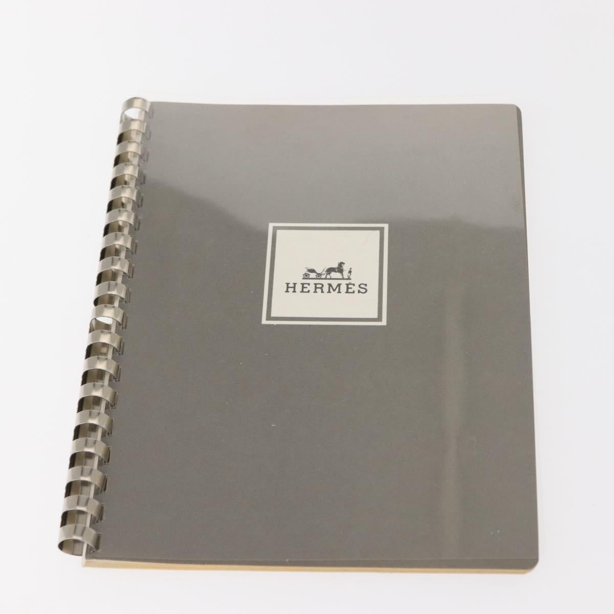 HERMES Note Planner Leather Green Auth bs30254