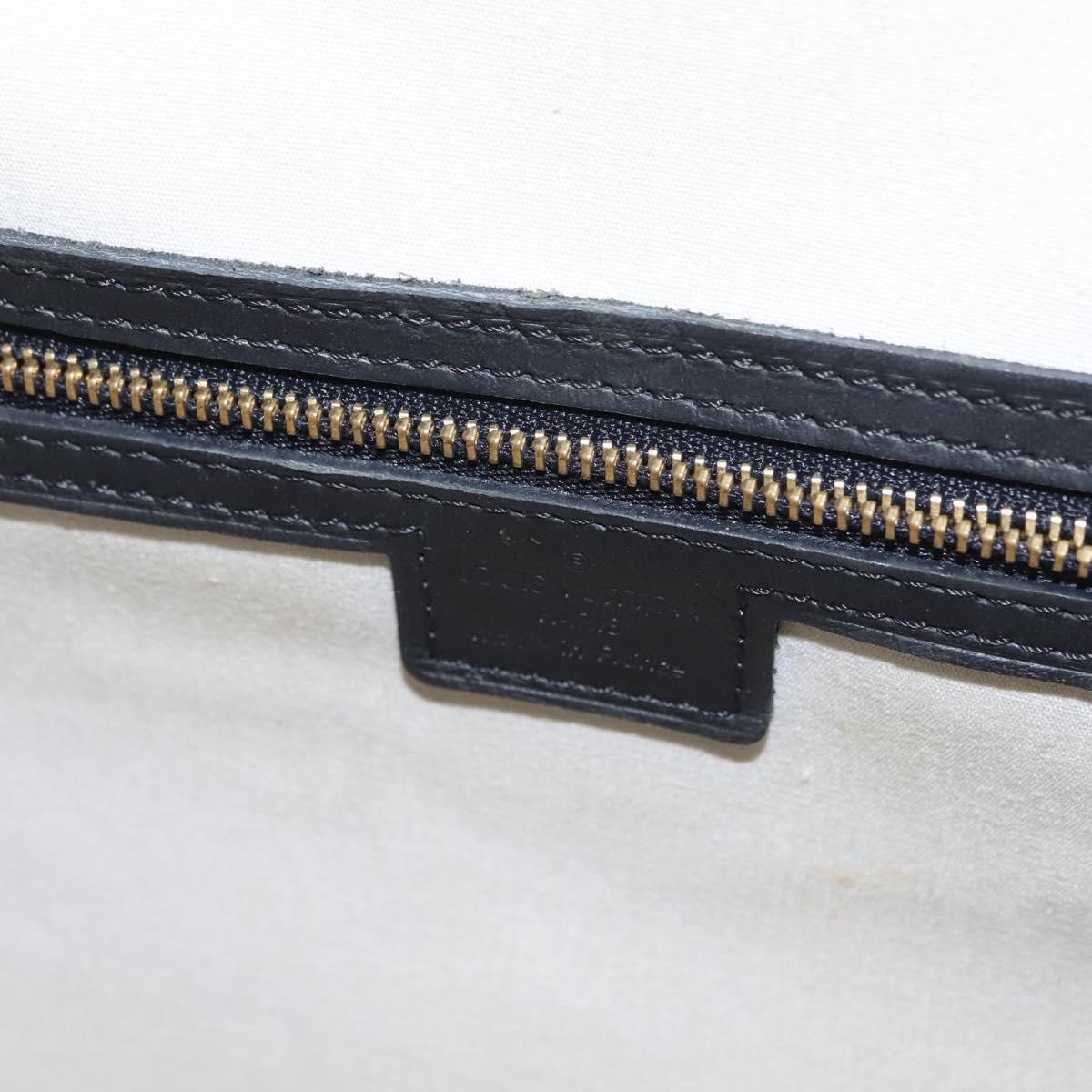 LOUIS VUITTON Monogram Mini Josephine GM Hand Bag Navy M92211 LV Auth bs30259