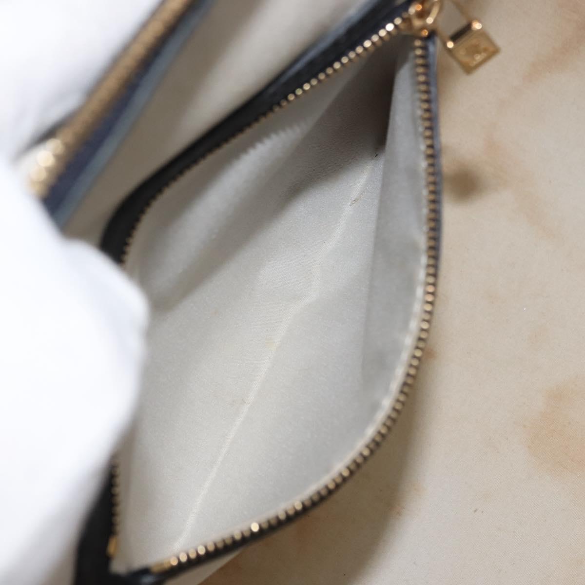 LOUIS VUITTON Monogram Mini Josephine GM Hand Bag Navy M92211 LV Auth bs30259