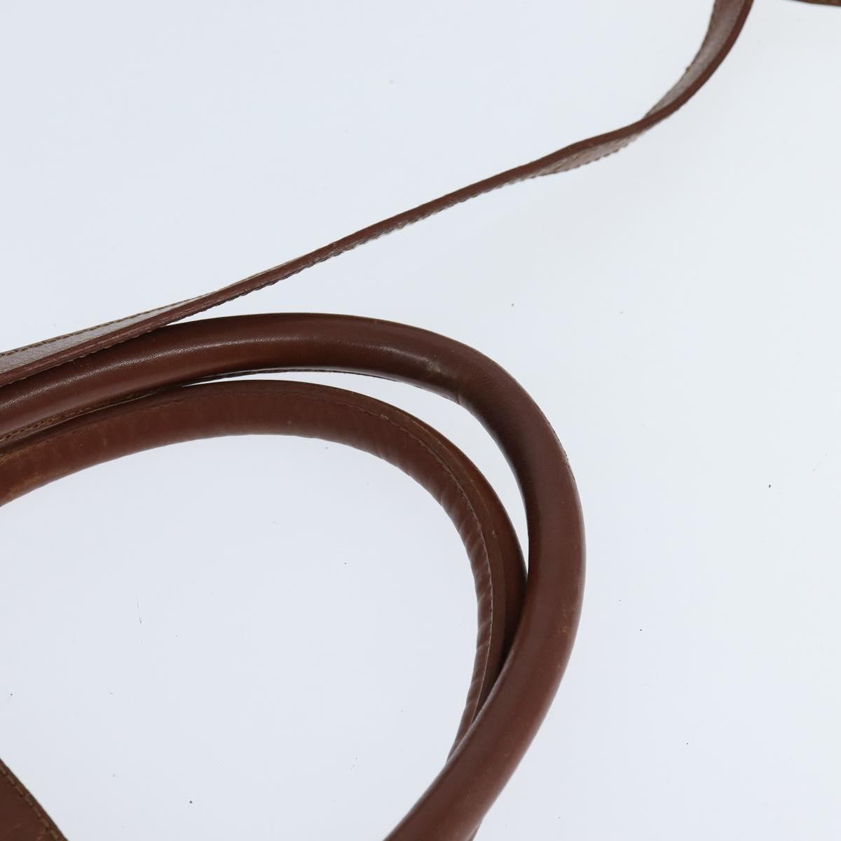 Burberrys Nova Check Hand Bag PVC 2way Beige Gold Auth bs30261