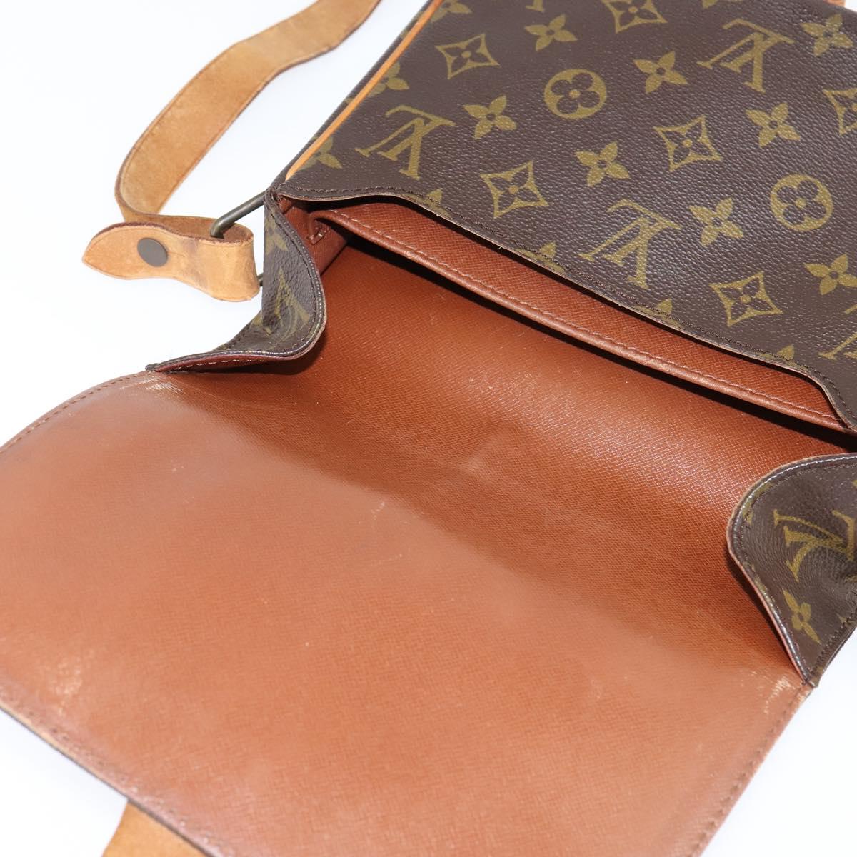LOUIS VUITTON Monogram Cartouchiere MM Shoulder Bag M51253 LV Auth bs30263