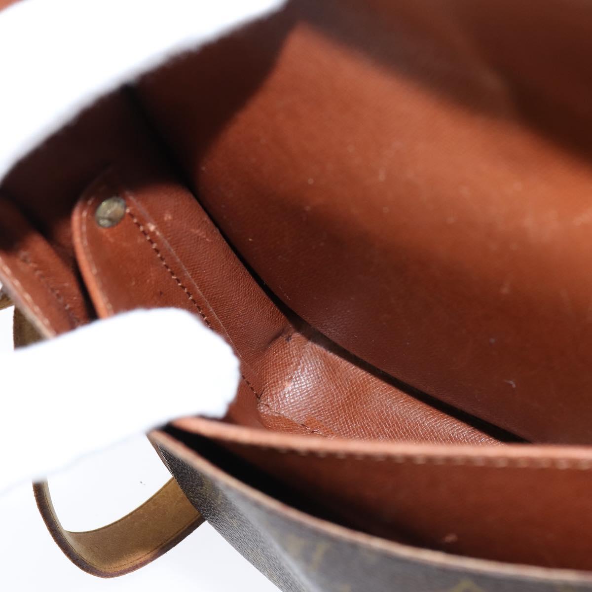 LOUIS VUITTON Monogram Cartouchiere MM Shoulder Bag M51253 LV Auth bs30263