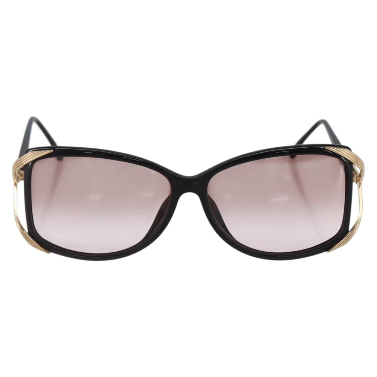 Christian Dior Sunglasses Plastic Black Auth bs30271