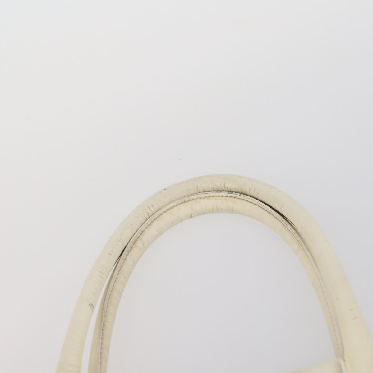 GUCCI Tote Bag Suede Canvas Nylon 4Set Black Ivory Auth bs30282