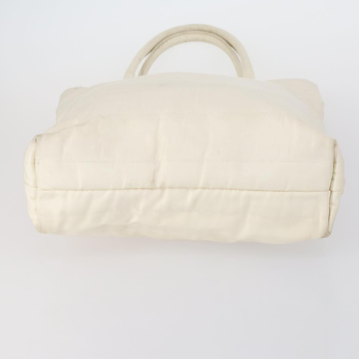 GUCCI Tote Bag Suede Canvas Nylon 4Set Black Ivory Auth bs30282