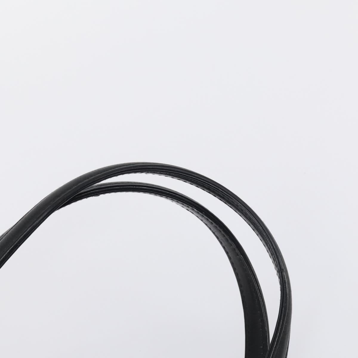 GUCCI Tote Bag Suede Canvas Nylon 4Set Black Ivory Auth bs30282