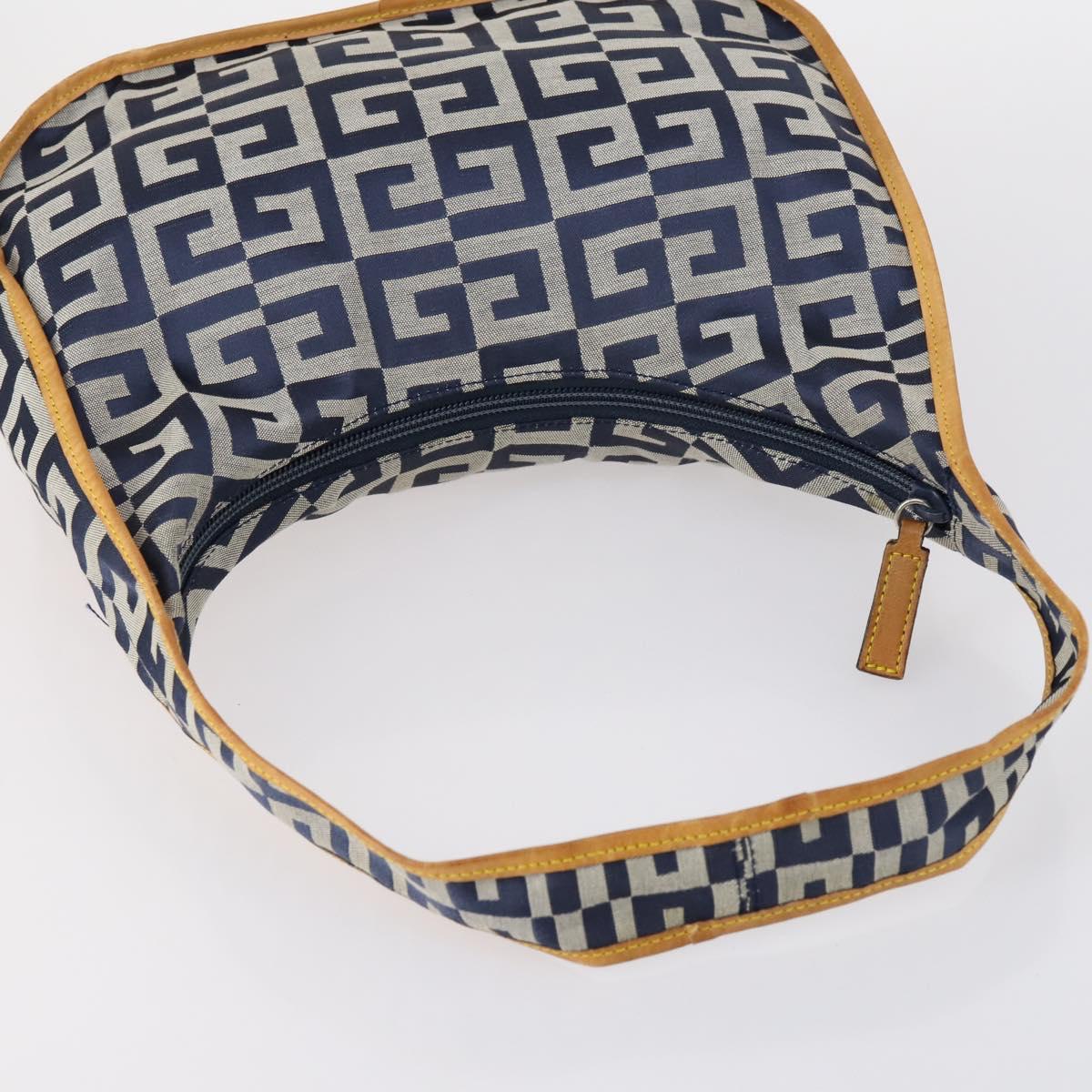 GIVENCHY Shoulder Bag Nylon 4Set Black Navy beige Auth bs30283