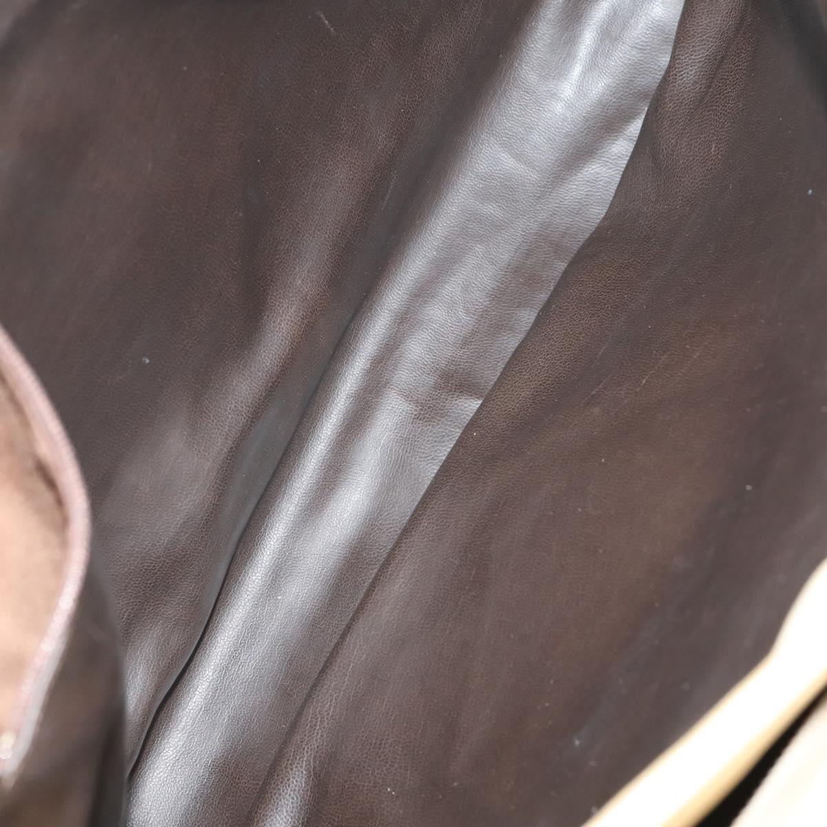 BALLY Tote Bag Leather Canvas Nylon 4Set Black Ivory Navy Auth bs30284