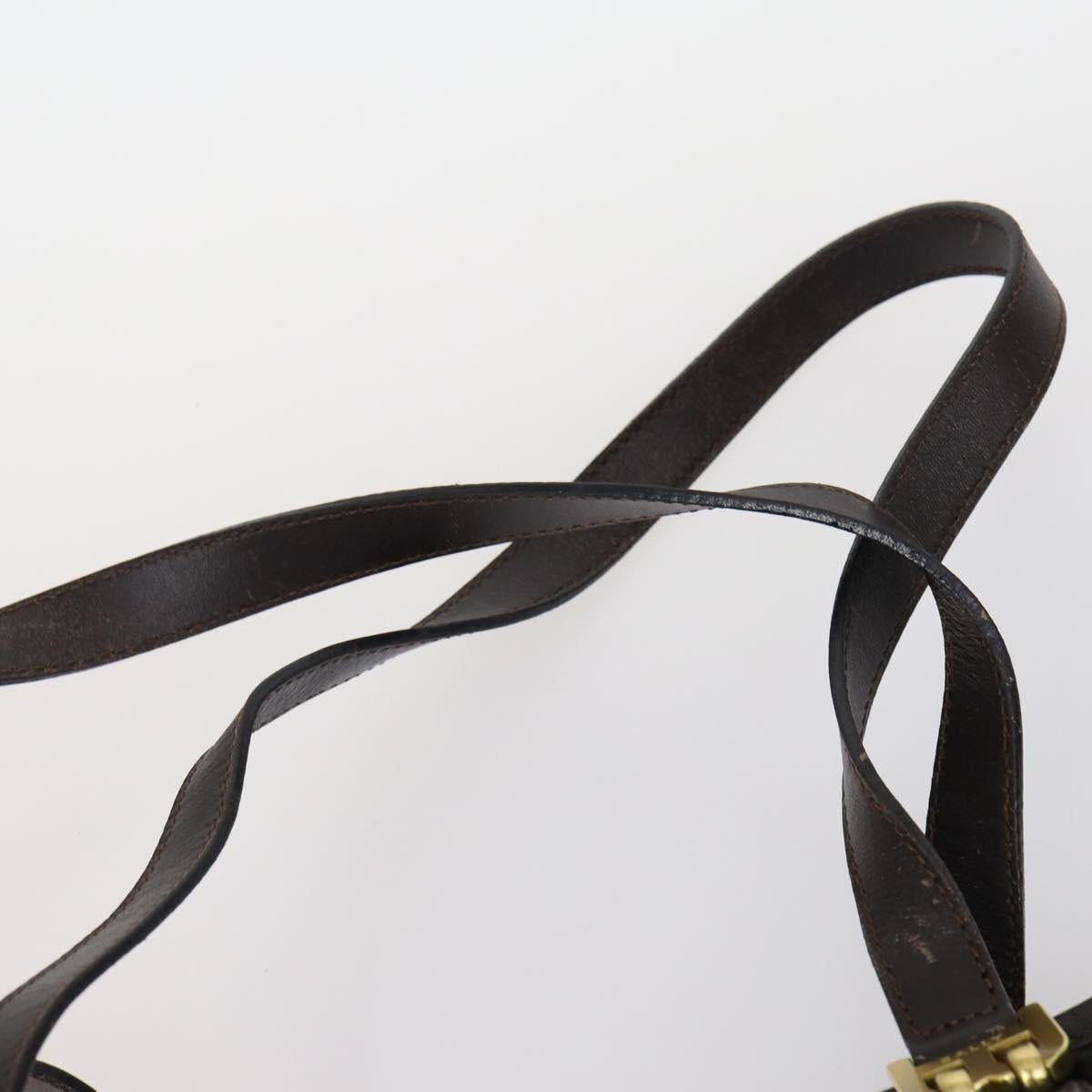 BALLY Tote Bag Leather Canvas Nylon 4Set Black Ivory Navy Auth bs30284