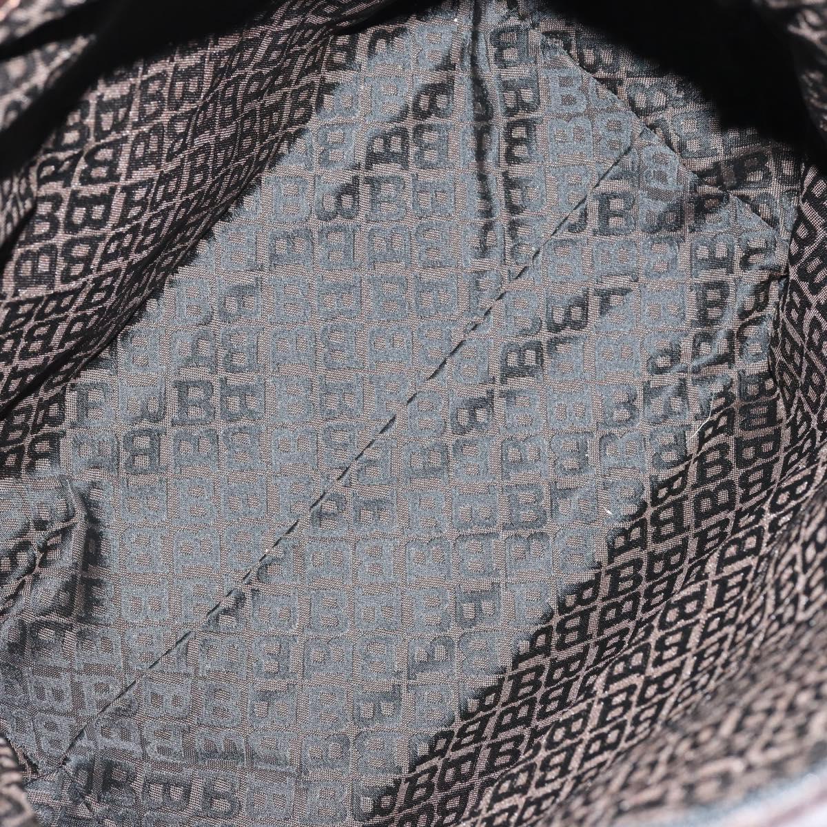 BALLY Tote Bag Leather Canvas Nylon 4Set Black Ivory Navy Auth bs30284