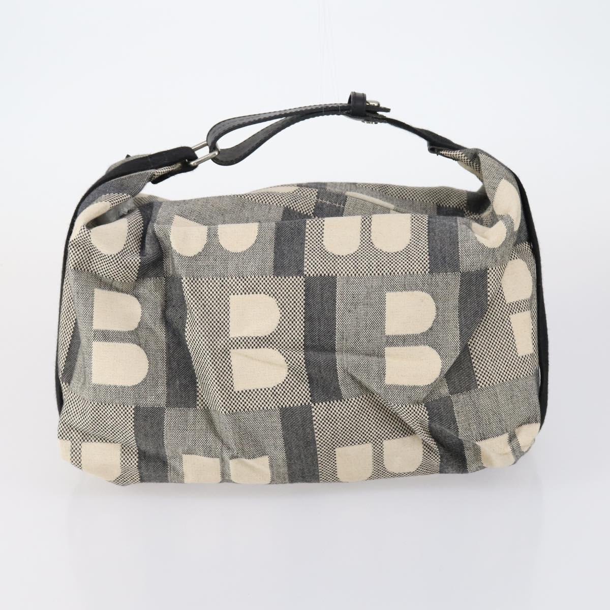 BURBERRY Nova Check Tote Bag PVC Nylon Canvas 5Set Beige Navy Auth bs30285