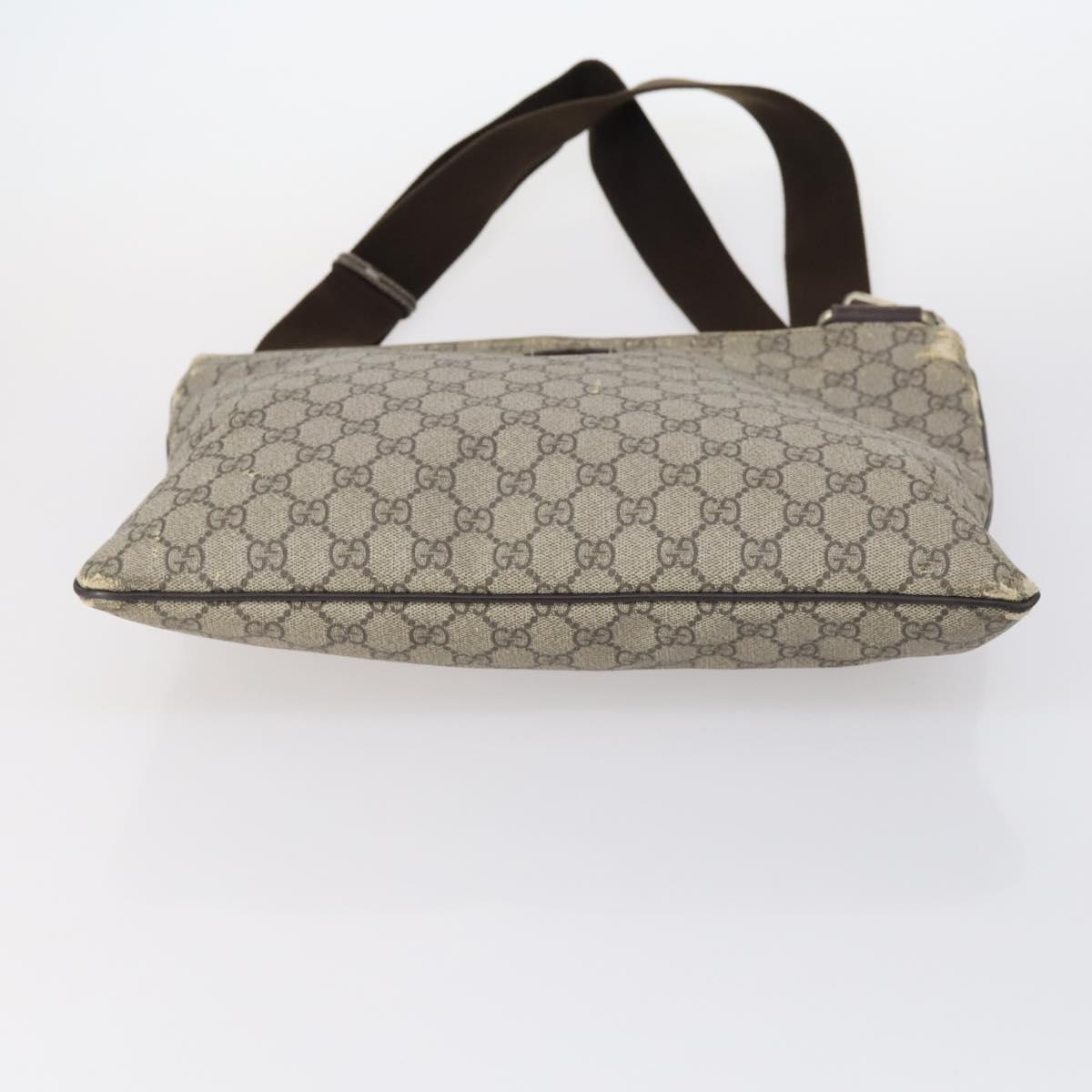 GUCCI GG Canvas Web Sherry Line Bag PVC Nylon 5 Set Red Beige Auth bs30286