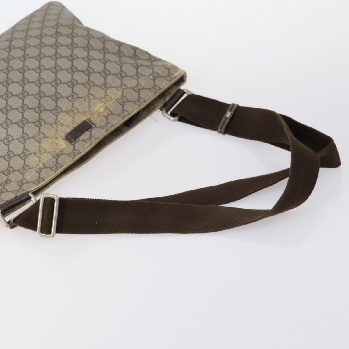 GUCCI GG Canvas Web Sherry Line Bag PVC Nylon 5 Set Red Beige Auth bs30286