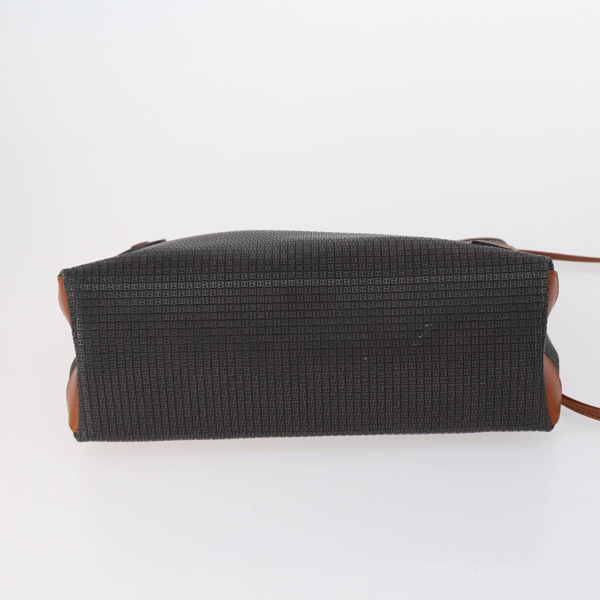 BALLY Tote Bag Leather Nylon PVC 5Set Black Beige Auth bs30296