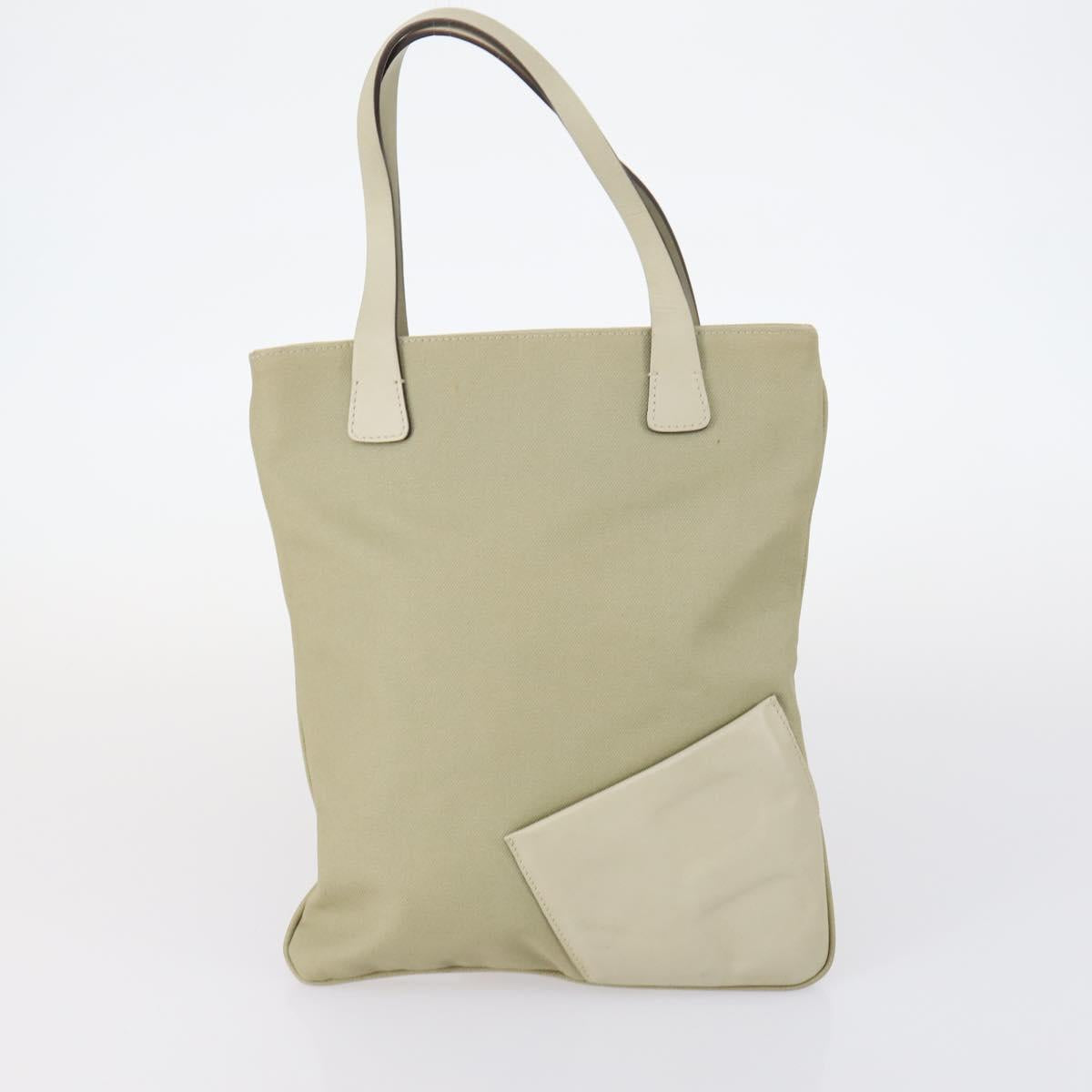 BALLY Tote Bag Leather Nylon PVC 5Set Black Beige Auth bs30296