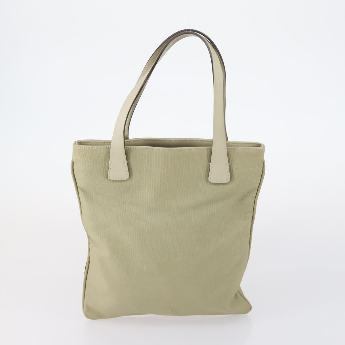 BALLY Tote Bag Leather Nylon PVC 5Set Black Beige Auth bs30296