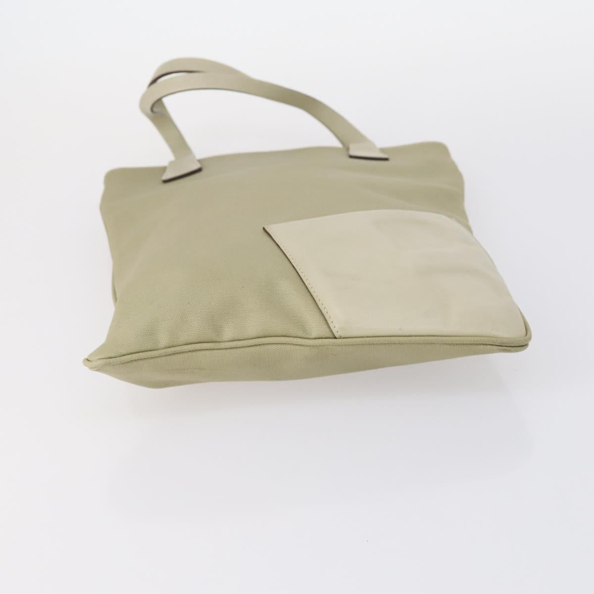 BALLY Tote Bag Leather Nylon PVC 5Set Black Beige Auth bs30296