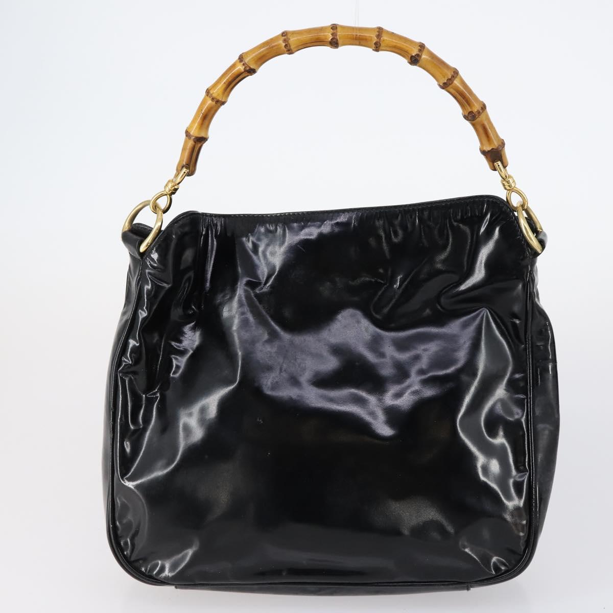 GUCCI Shoulder Bag PVC Suede Leather 5Set Black White Brown Auth bs30297