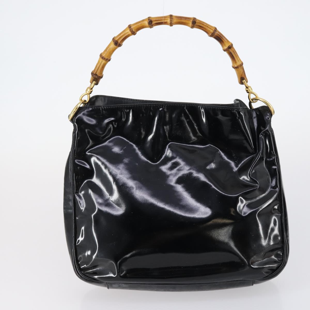 GUCCI Shoulder Bag PVC Suede Leather 5Set Black White Brown Auth bs30297