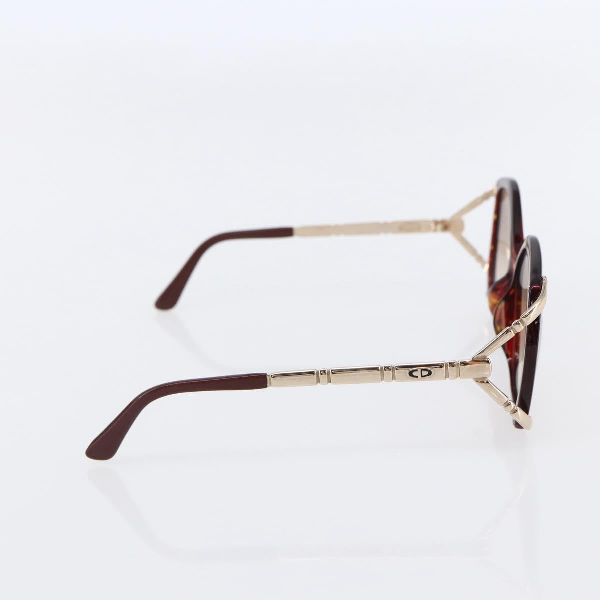 Christian Dior Sunglasses Plastic Brown Auth bs30299