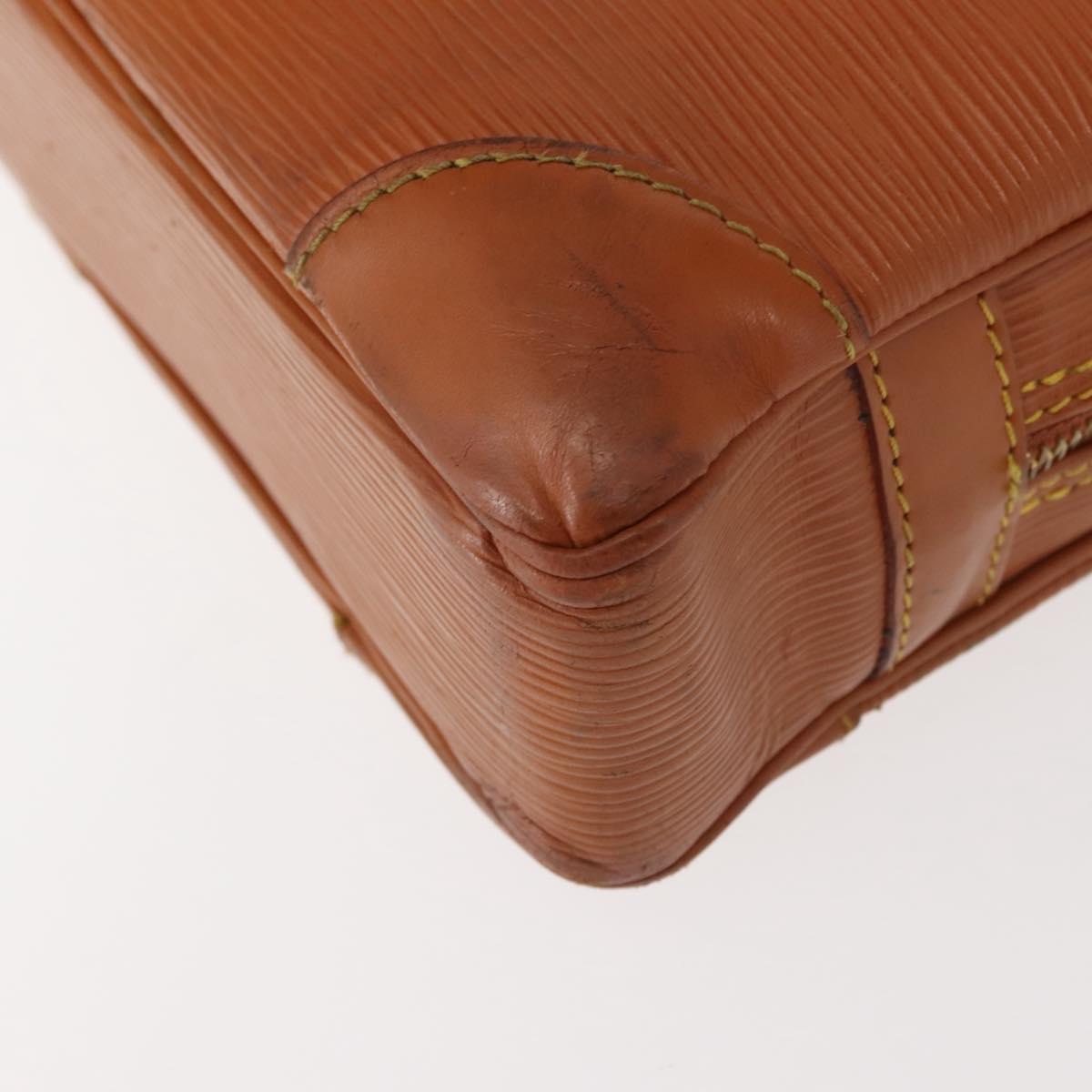 LOUIS VUITTON Epi Porte Documents Voyage Business Bag Brown M54478 Auth bs30327